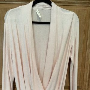 Anthropologie blush pink cashmere sweater